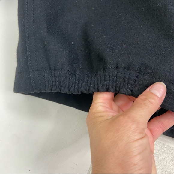 Lands end mens black wool full zip jacket. Size Large - Picture 11 of 12